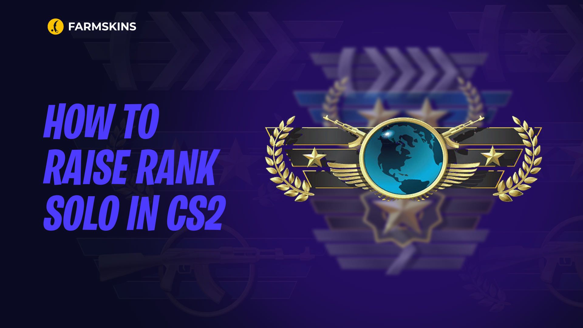 how to raise rank solo in CS2