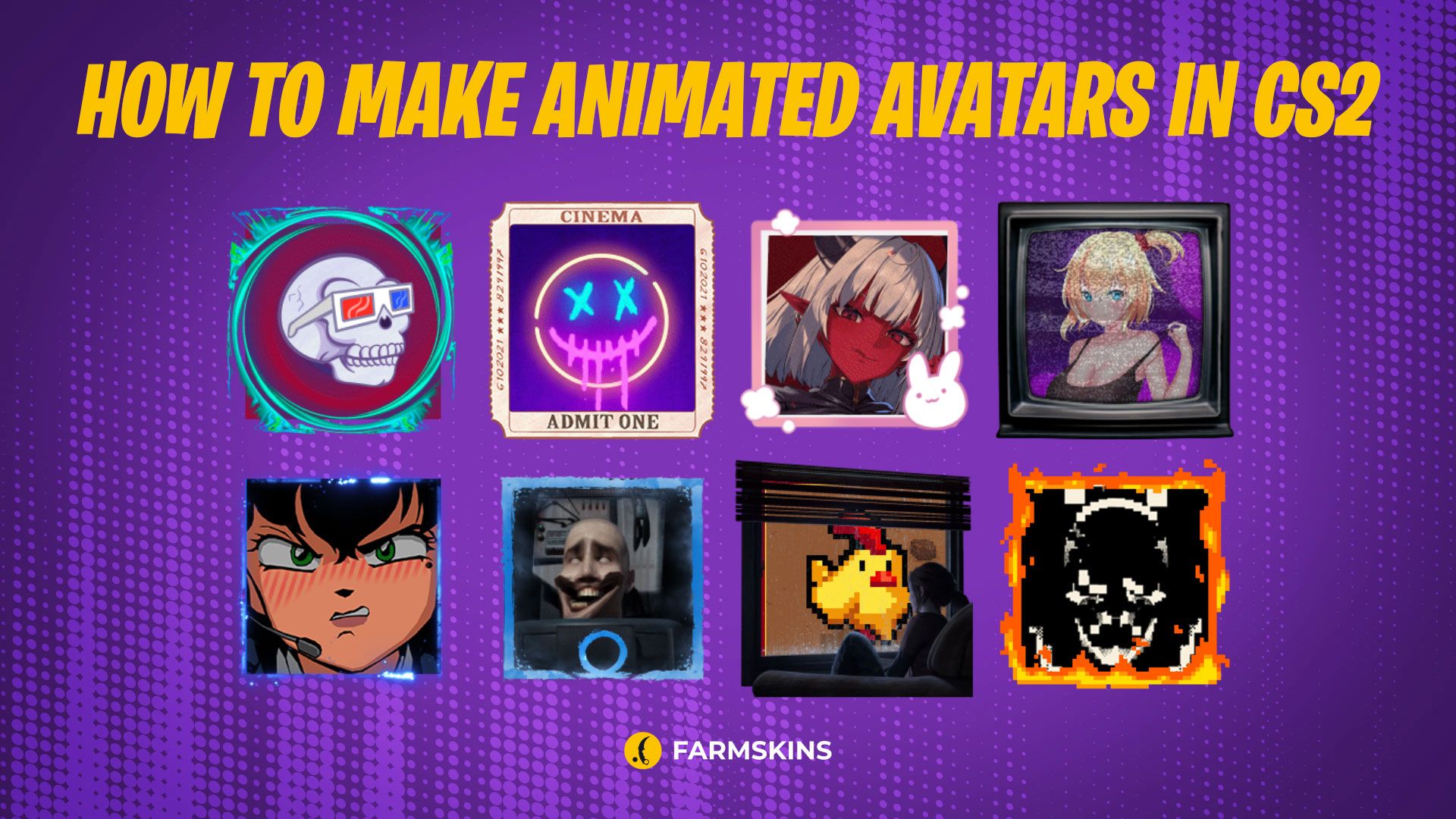 how to make animated avatars in CS2