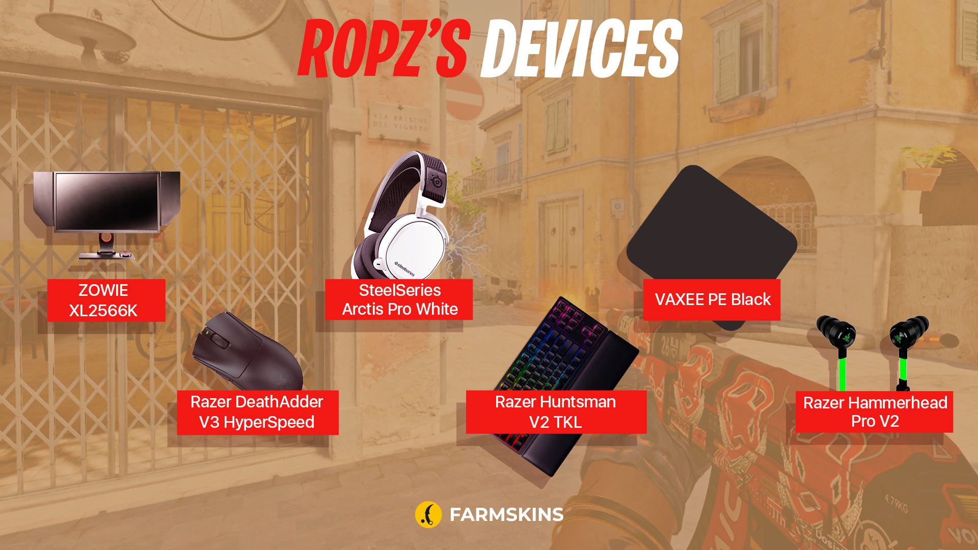 ropz’s devices CS2