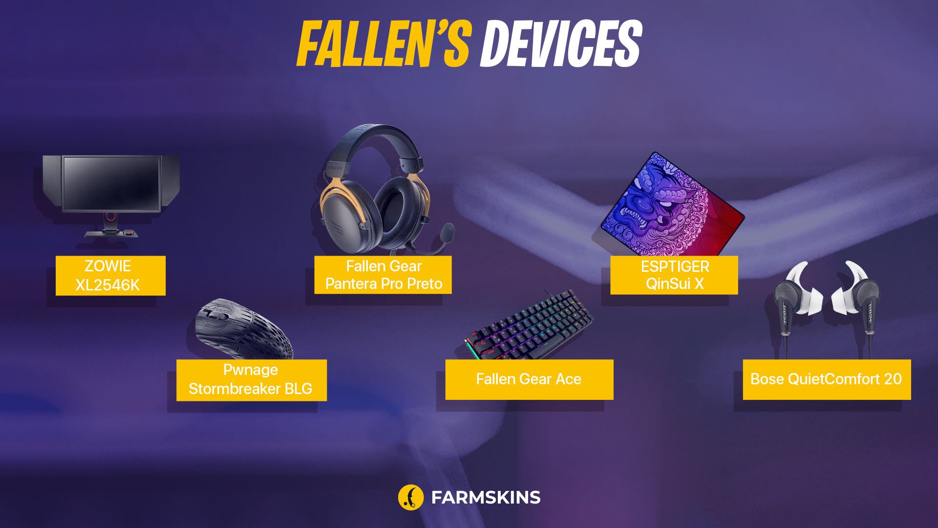 FalleN’s CS2 devices